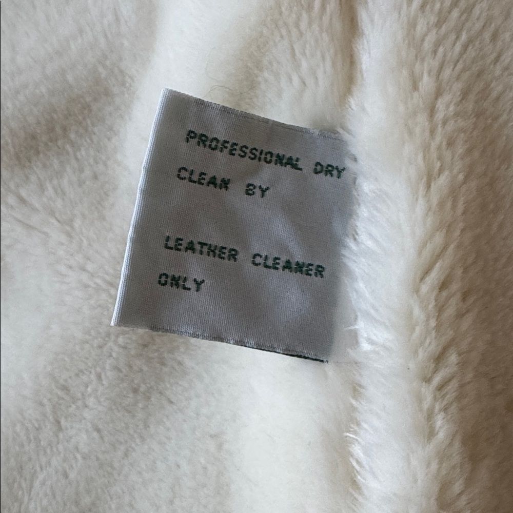 Shearling-Lined Hooded Suede Jacket - Cream Trim - Picture 10 of 16